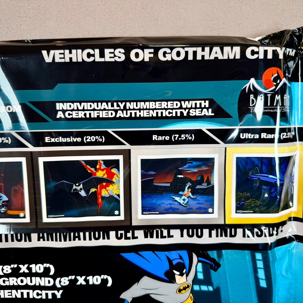 Batman The Animated Series Pop Art Animation Cel Series 1 Vehicles Gotham City - Picture 6 of 9